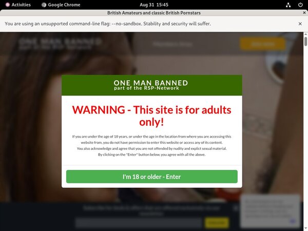 Banned Man One Paypal