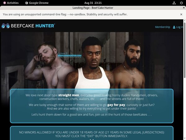 Beef Cake Hunter Free Account Login