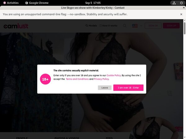Camlust.com Desktop