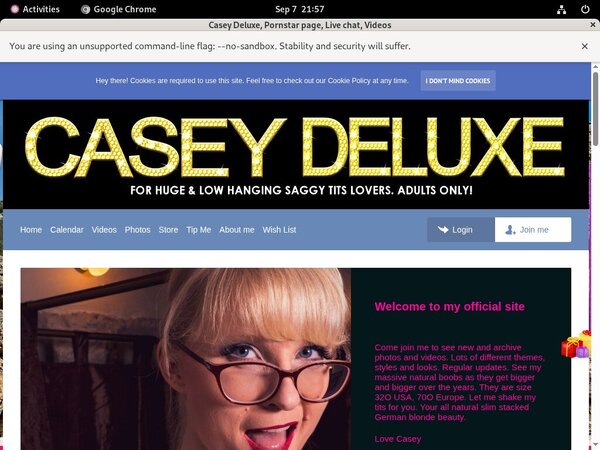 Caseydeluxe.club Log In
