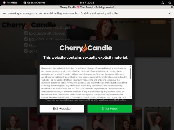 Cherry Candle Discount Trials