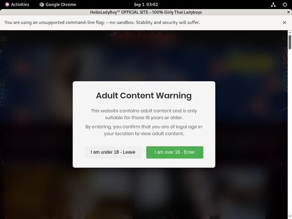 Daily Hello Ladyboy Account