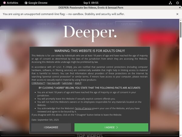 Deeper 3 Day Trial
