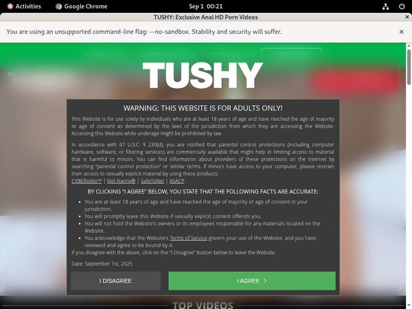 Discount Tushy Account