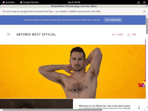 Free AntonioWest Trial Account