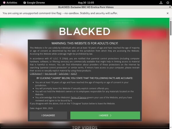 Free Blacked Membership Trial