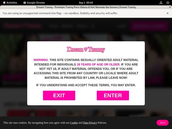 Free Login For Dream Tranny