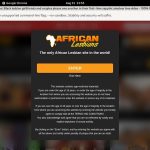 Free Pass For African Lesbians