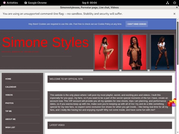 Free Simonestylesxxx.modelcentro.com User And Pass