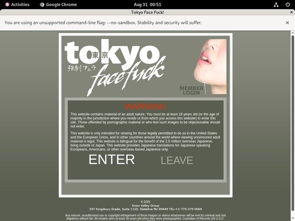 Free Tokyo Face Fuck Logins 2018
