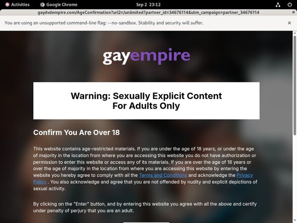 Gaydvdempire.com Website
