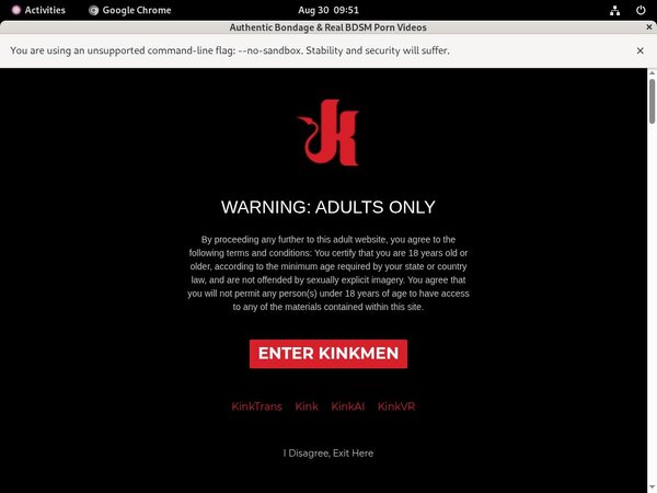 Kink Men Discount Tour