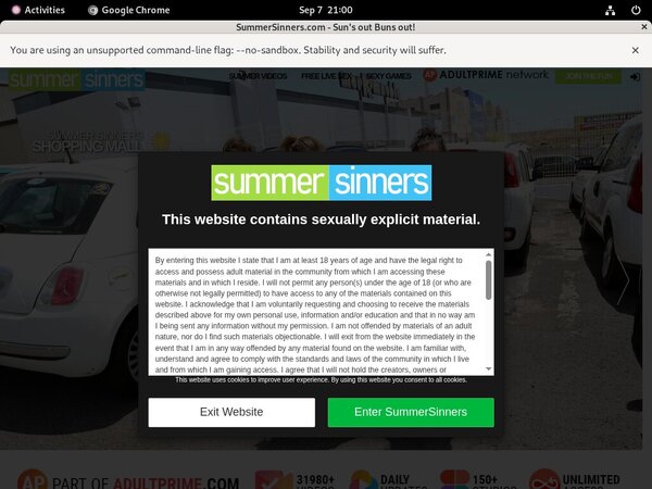 Limited Summer Sinners Deal