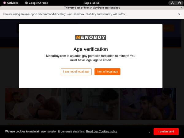 Menoboy Hot Sex