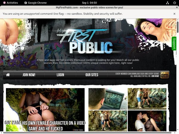 My First Public Pay Site