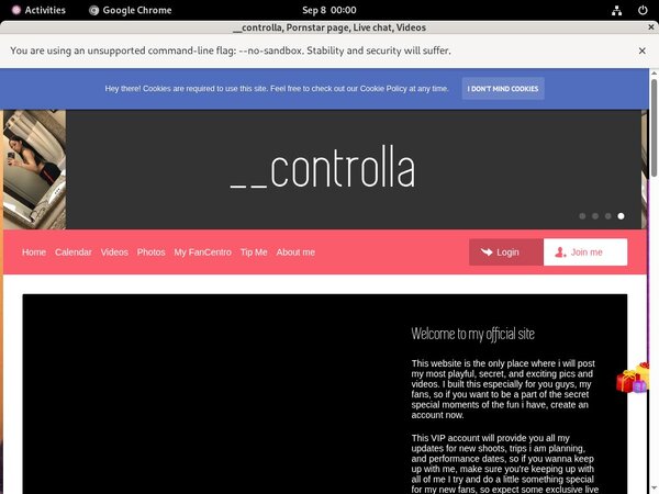 New __controlla Passwords