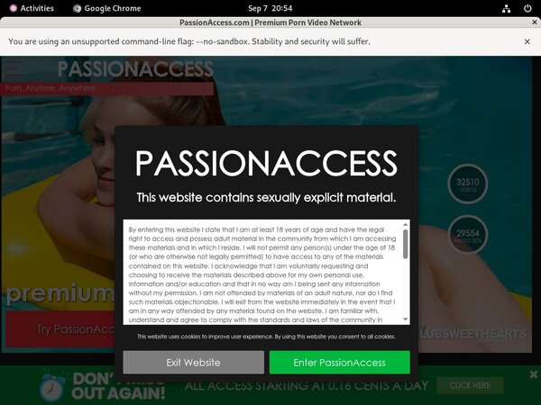 Passion Access Pass Word