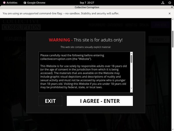 Password To Collectivecorruption.com