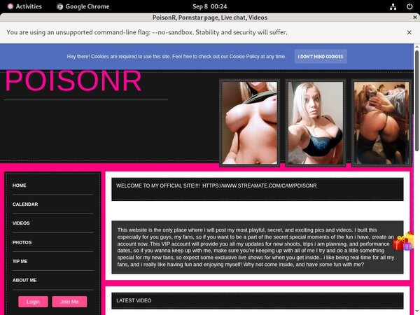 PoisonR Website Accounts