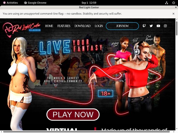 Red Light Center Logins