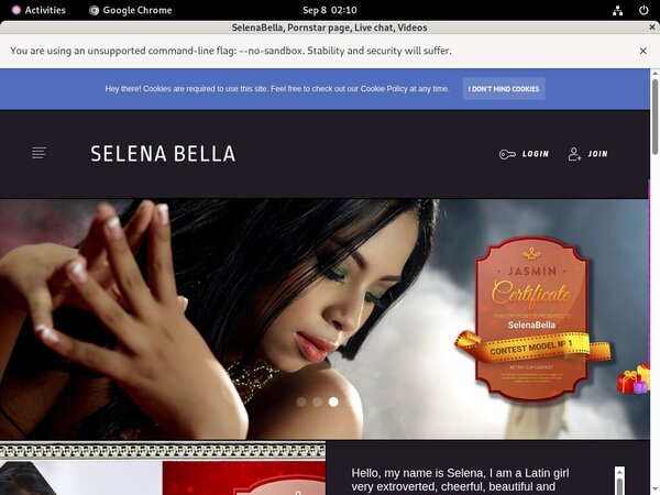 Selenabella.modelcentro.com Passes
