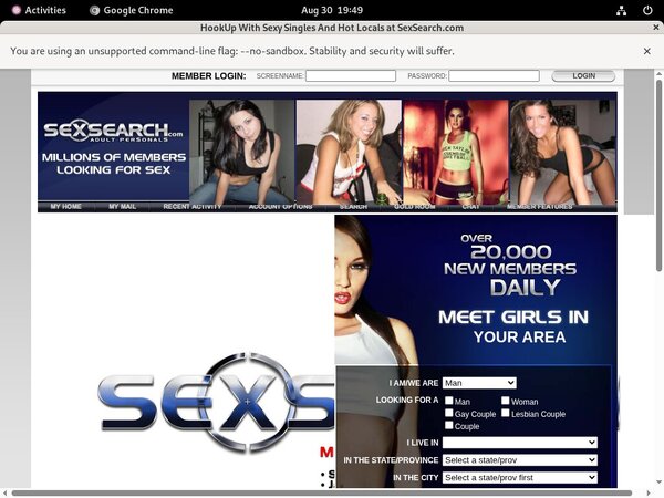 Sexsearch.com Billing