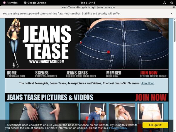 Special Jeans Tease Free Trial