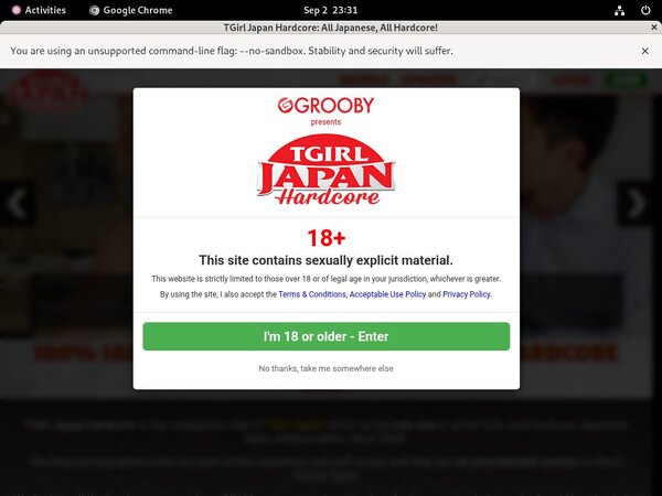 TGirl Japan Hardcore Network Password