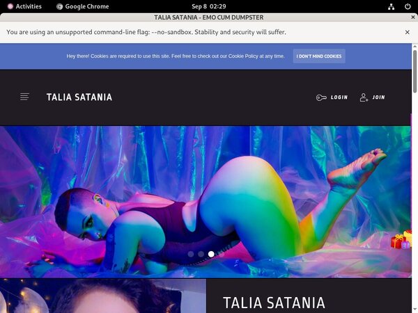 Taliasatania.modelcentro.com Paypal?