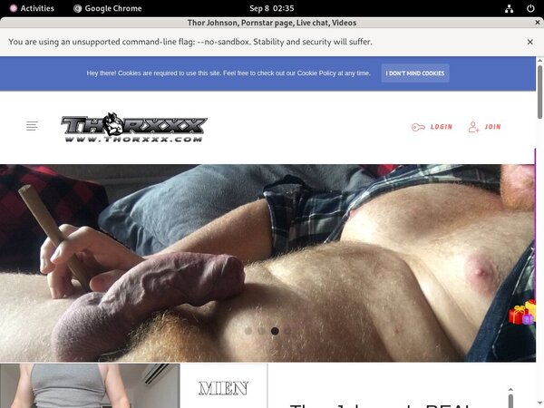 Thorjohnsonxxx Username Password