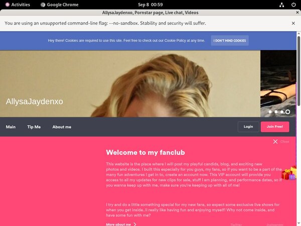 Trial Allysajaydenxo Account