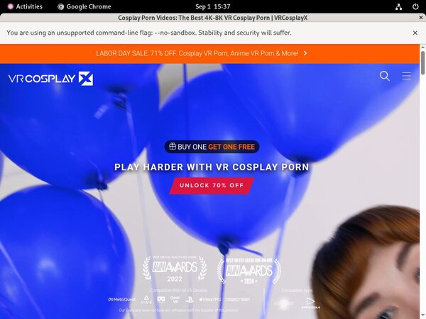 VR Cosplay X Discount Logins
