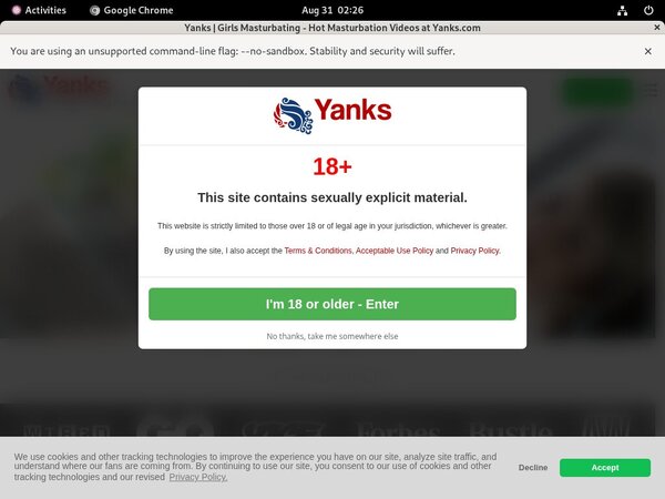 Yanks.com Join
