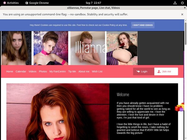 User Illianna.modelcentro.com