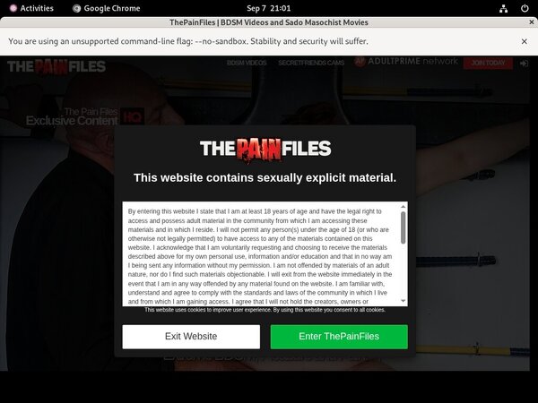 Thepainfiles.com Discount Username